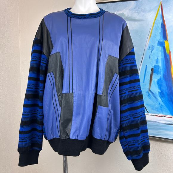 Vintage Maxima
Leather Sweater Size 2X
Hip Hop 90's - Picture 1 of 7